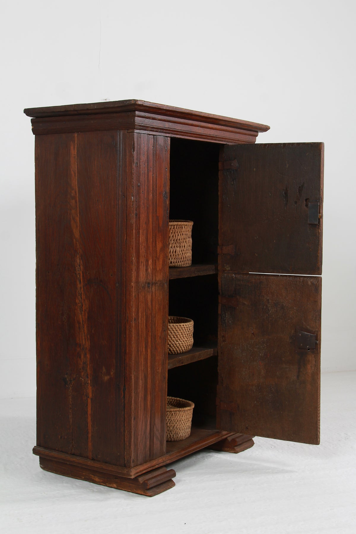 A Very Handsome Early 18th Century Oak  Italian Convent Cupboard