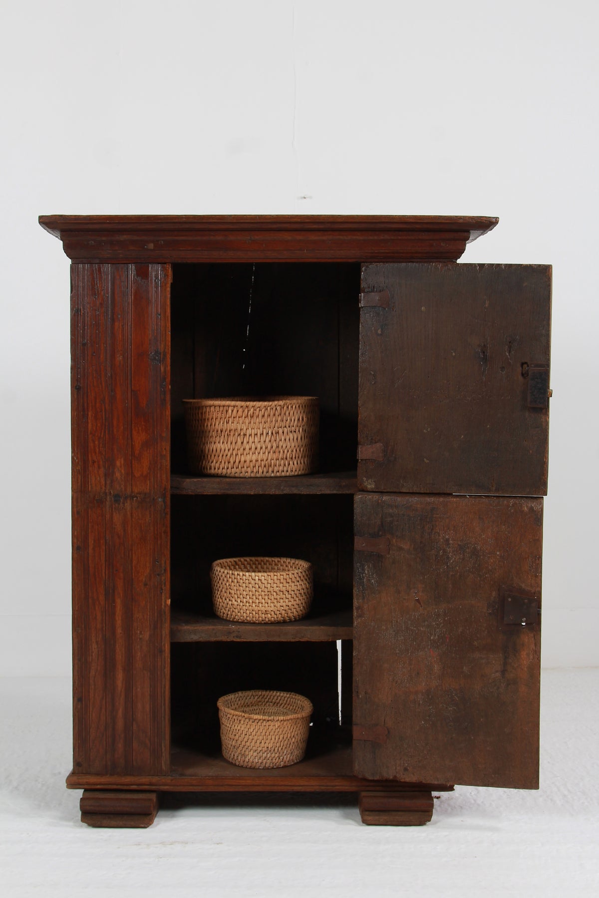 A Very Handsome Early 18th Century Oak  Italian Convent Cupboard