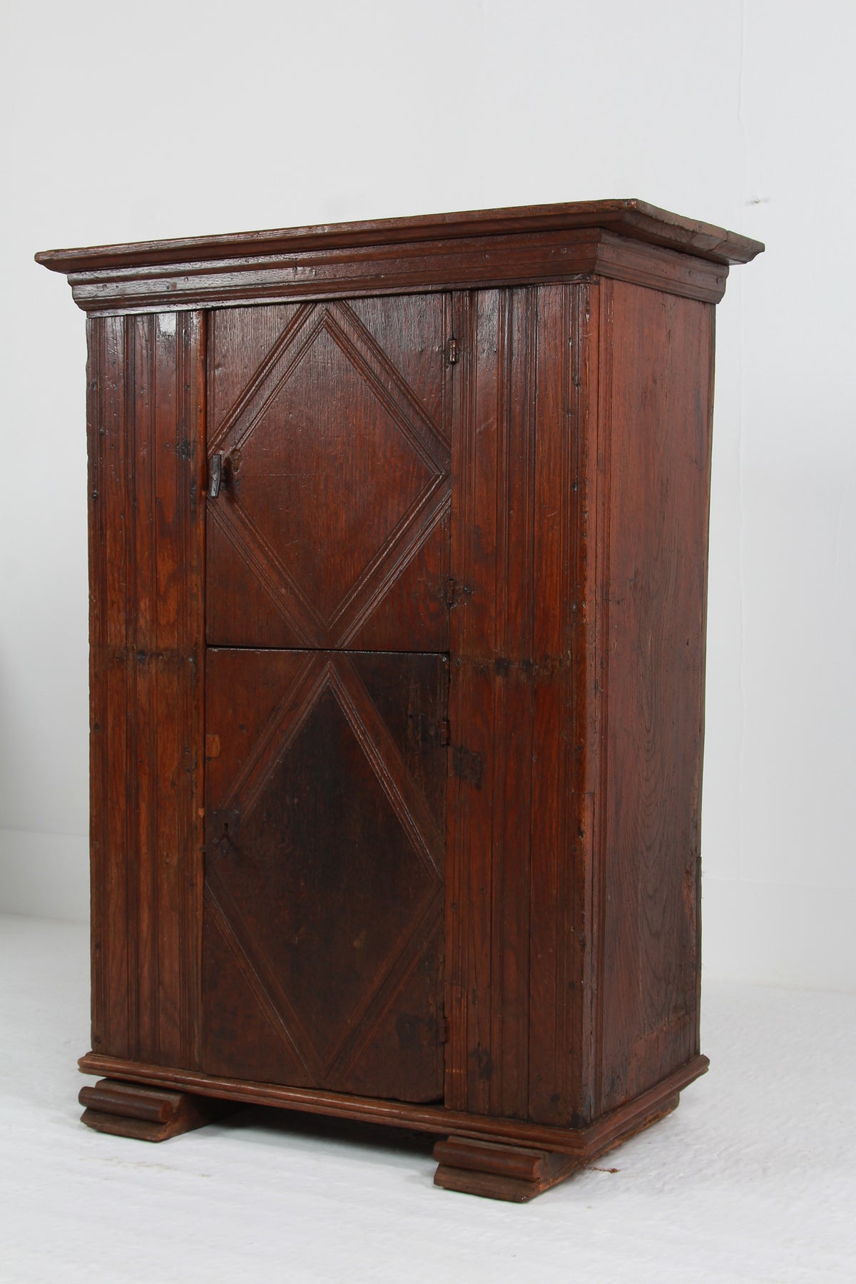 A Very Handsome Early 18th Century Oak  Italian Convent Cupboard