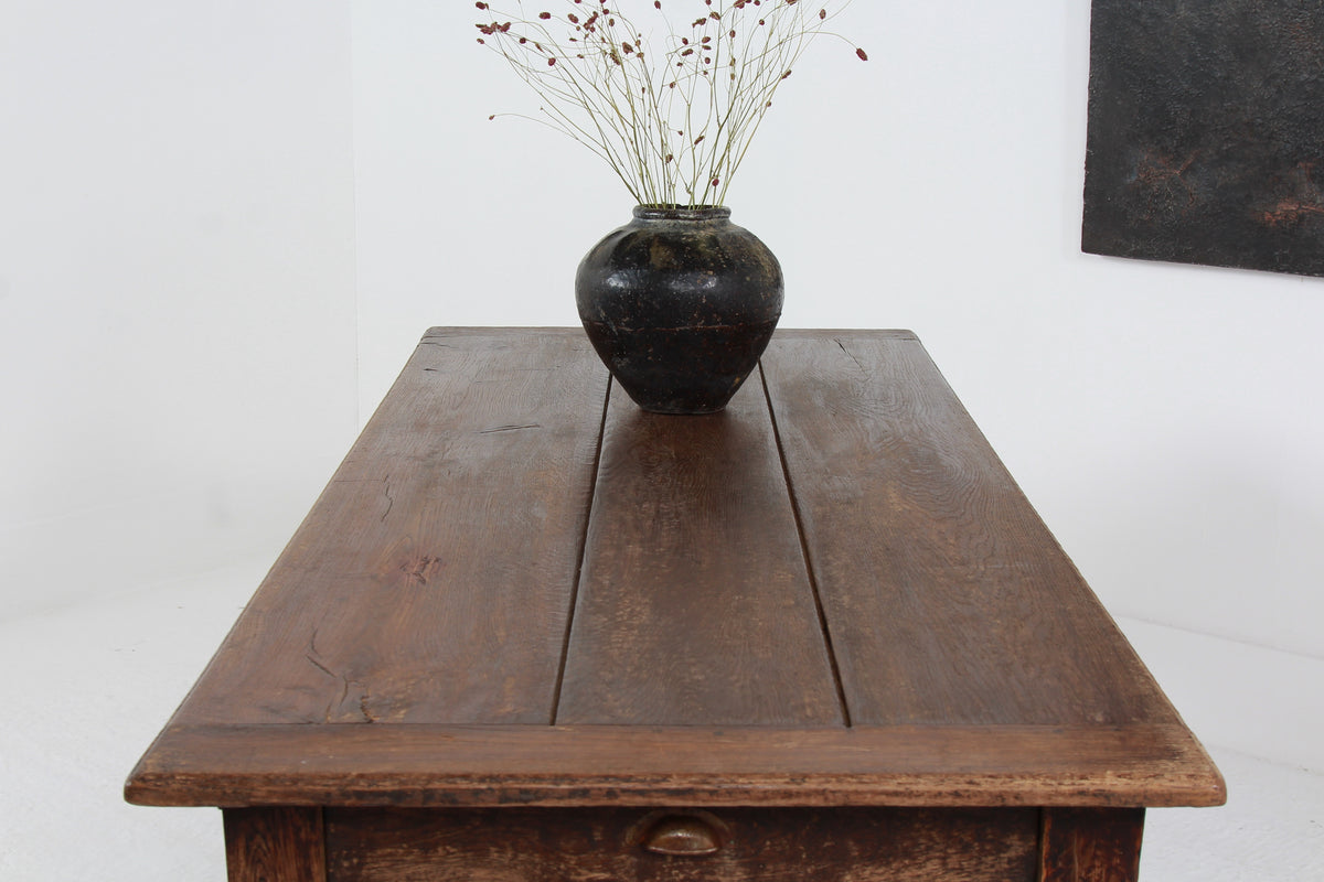 Antique French 19thC Country Farmhouse Dining Table