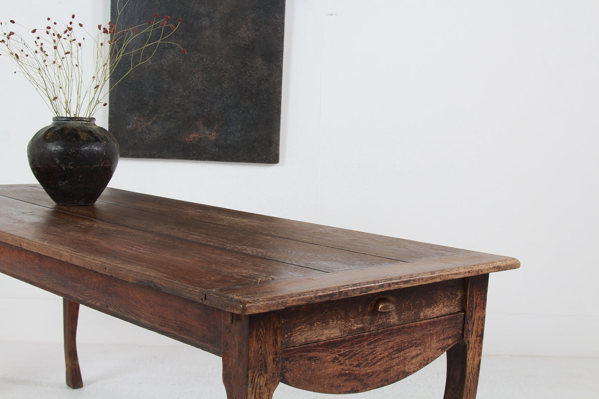 Antique French 19thC Country Farmhouse Dining Table