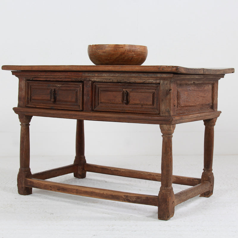 Ancient 17th Century Spanish Console/Side Table
