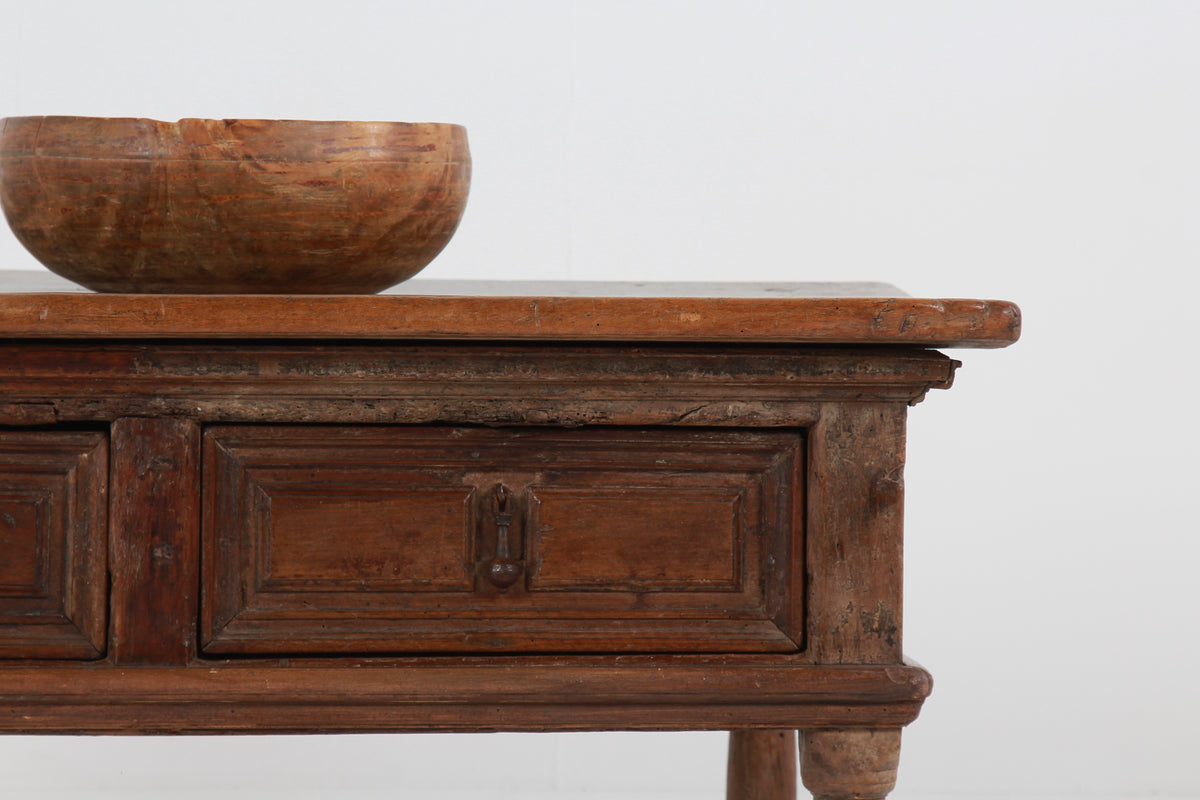 Ancient 17th Century Spanish Console/Side Table
