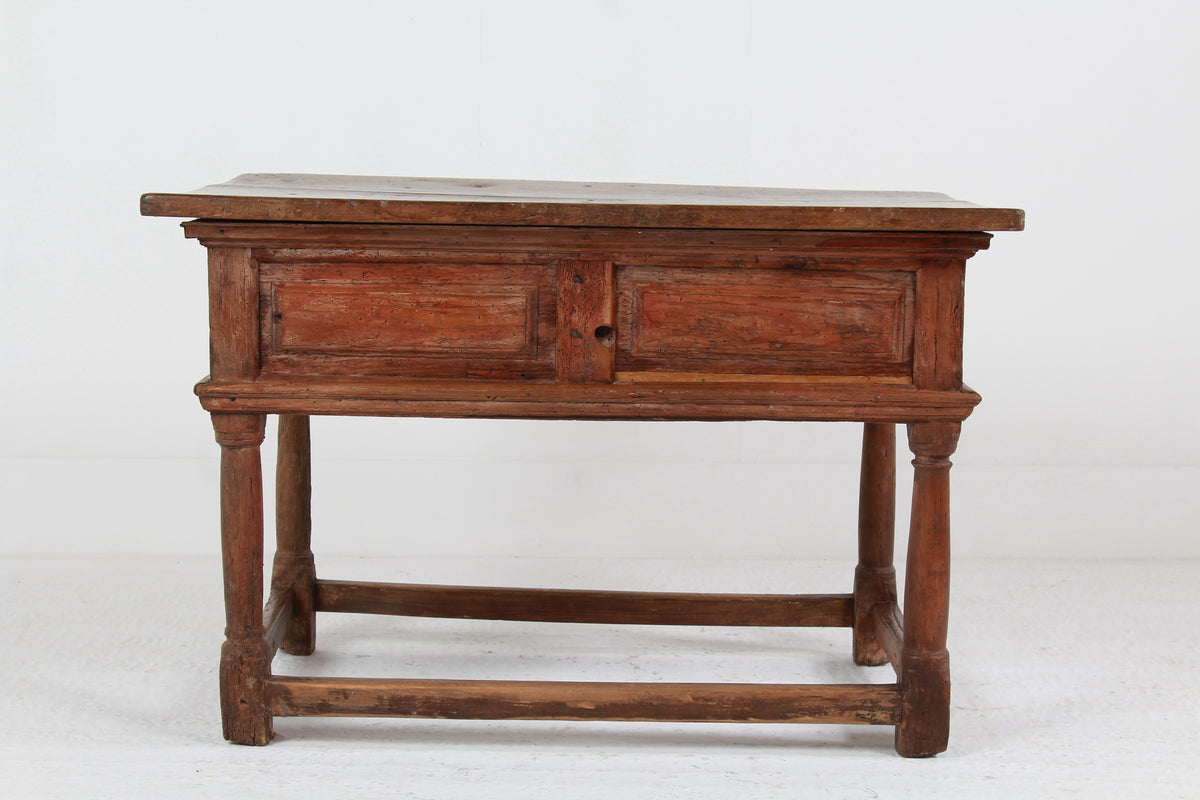 Ancient 17th Century Spanish Console/Side Table