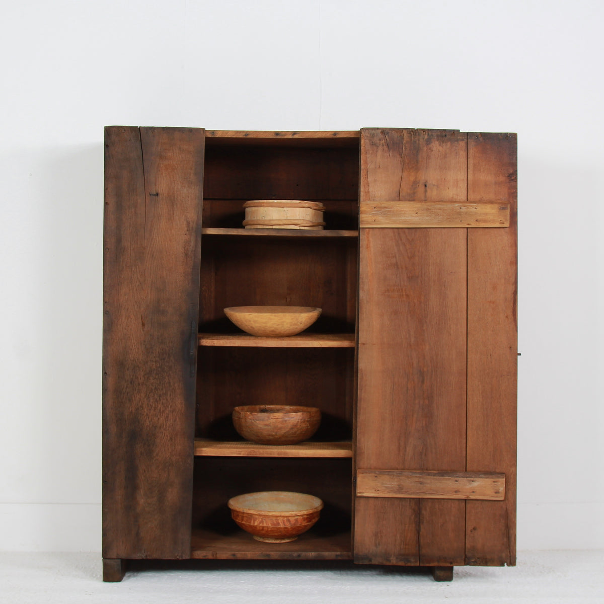 Rustic Vernacular Italian 18thC Oak Cabinet