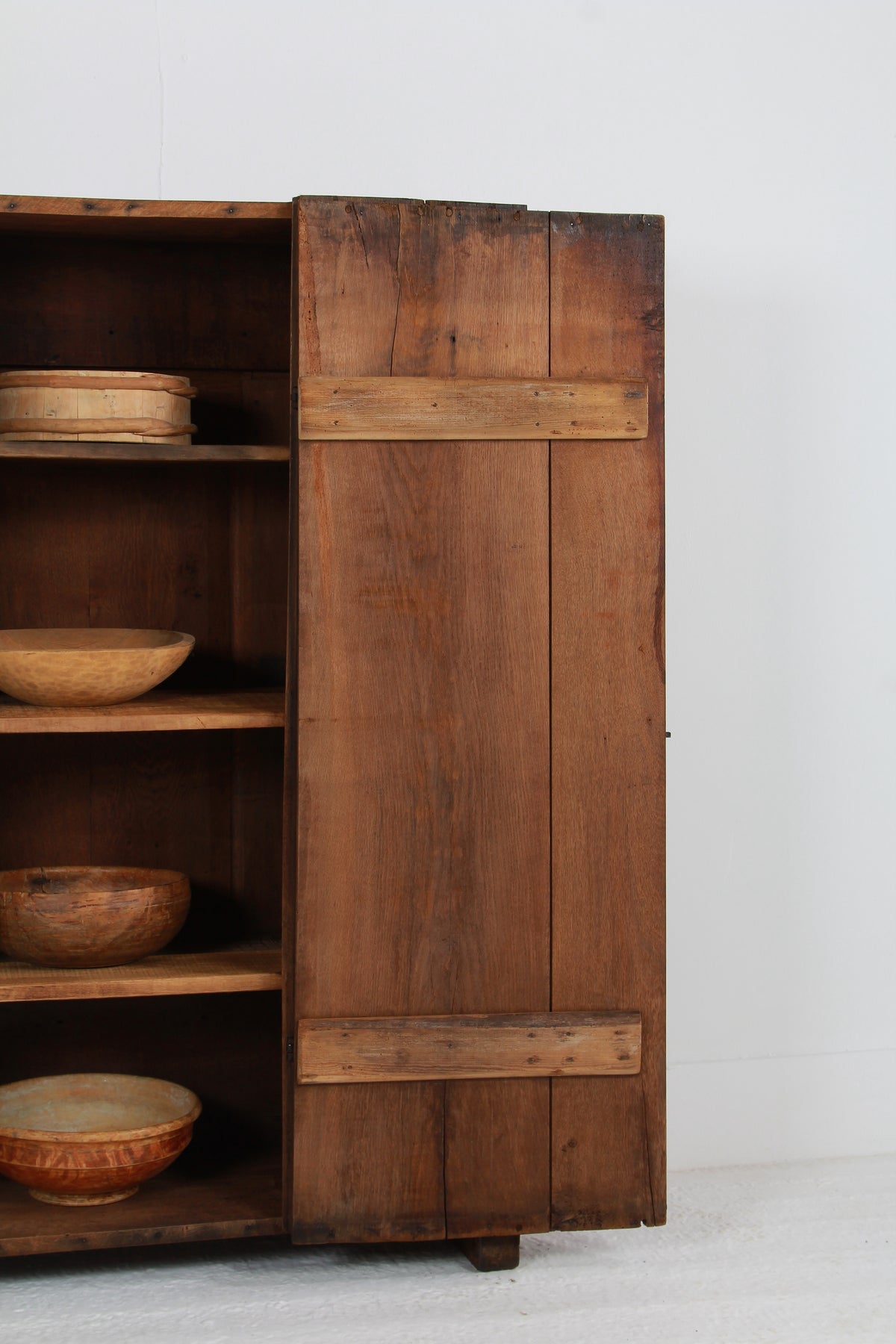 Rustic Vernacular Italian 18thC Oak Cabinet