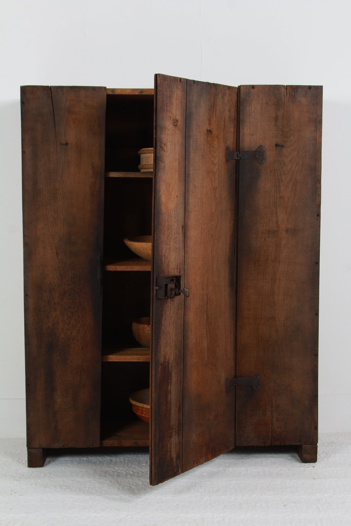 Rustic Vernacular Italian 18thC Oak Cabinet