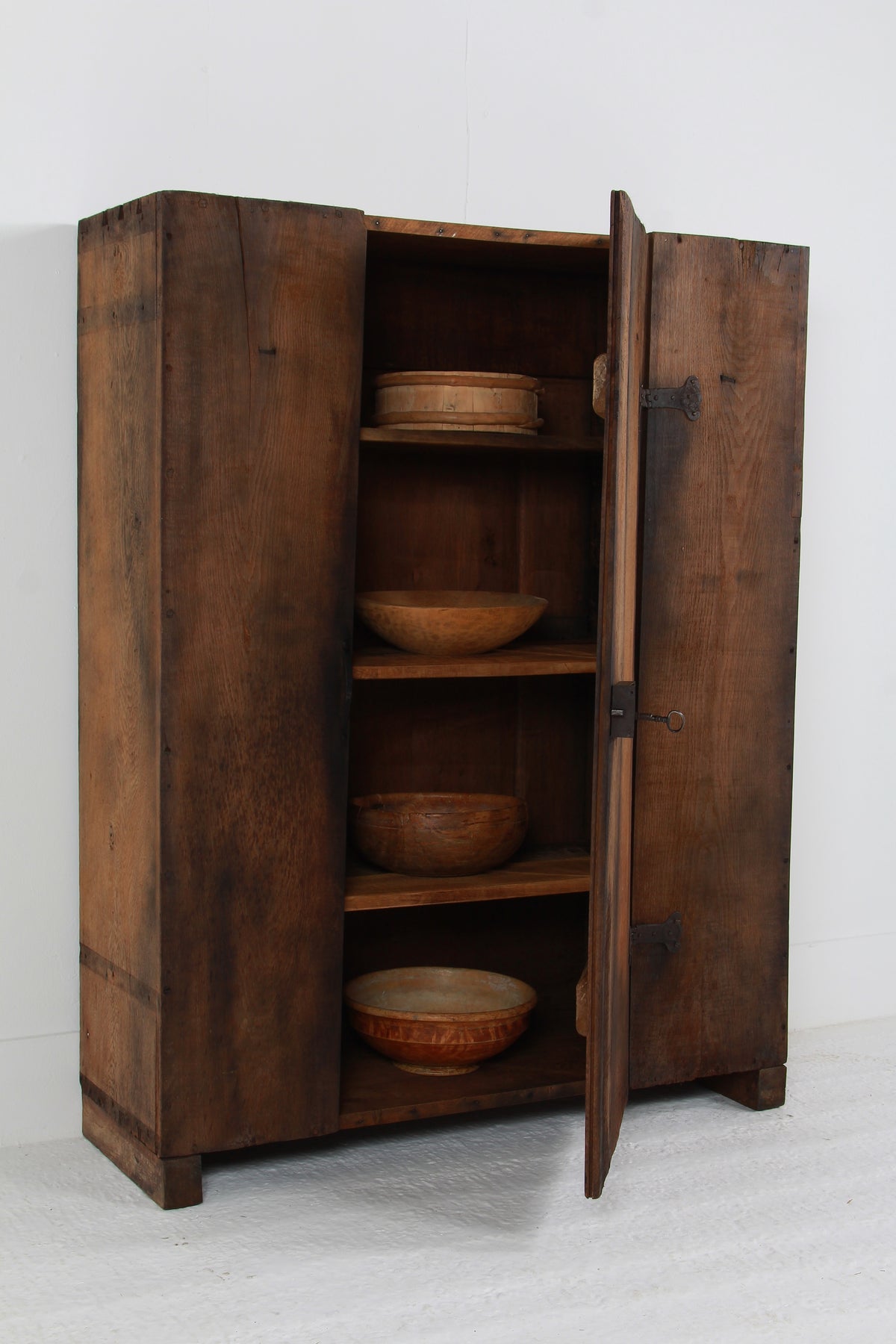 Rustic Vernacular Italian 18thC Oak Cabinet