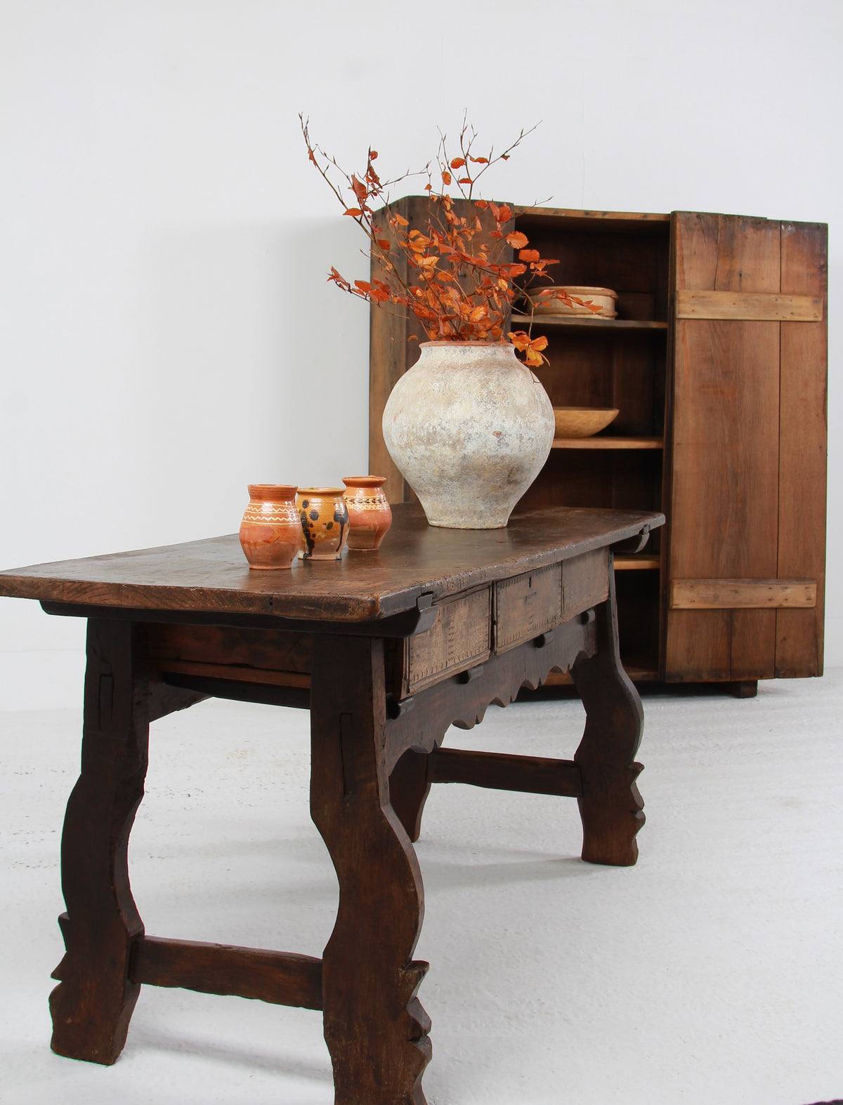 Ancient 18th Century Spanish Console Table