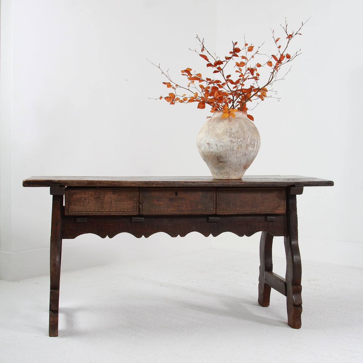 Ancient 18th Century Spanish Console Table