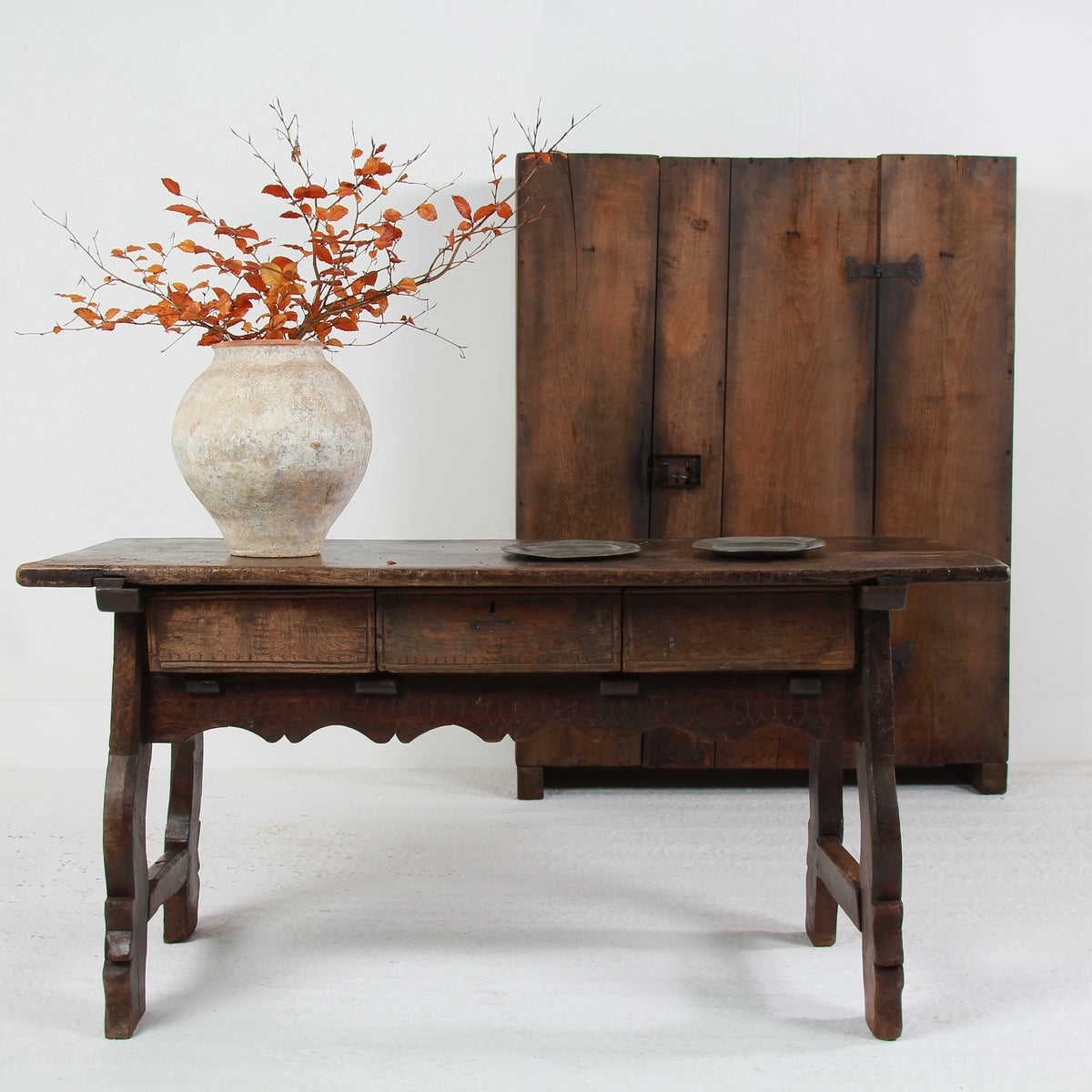 Ancient 18th Century Spanish Console Table