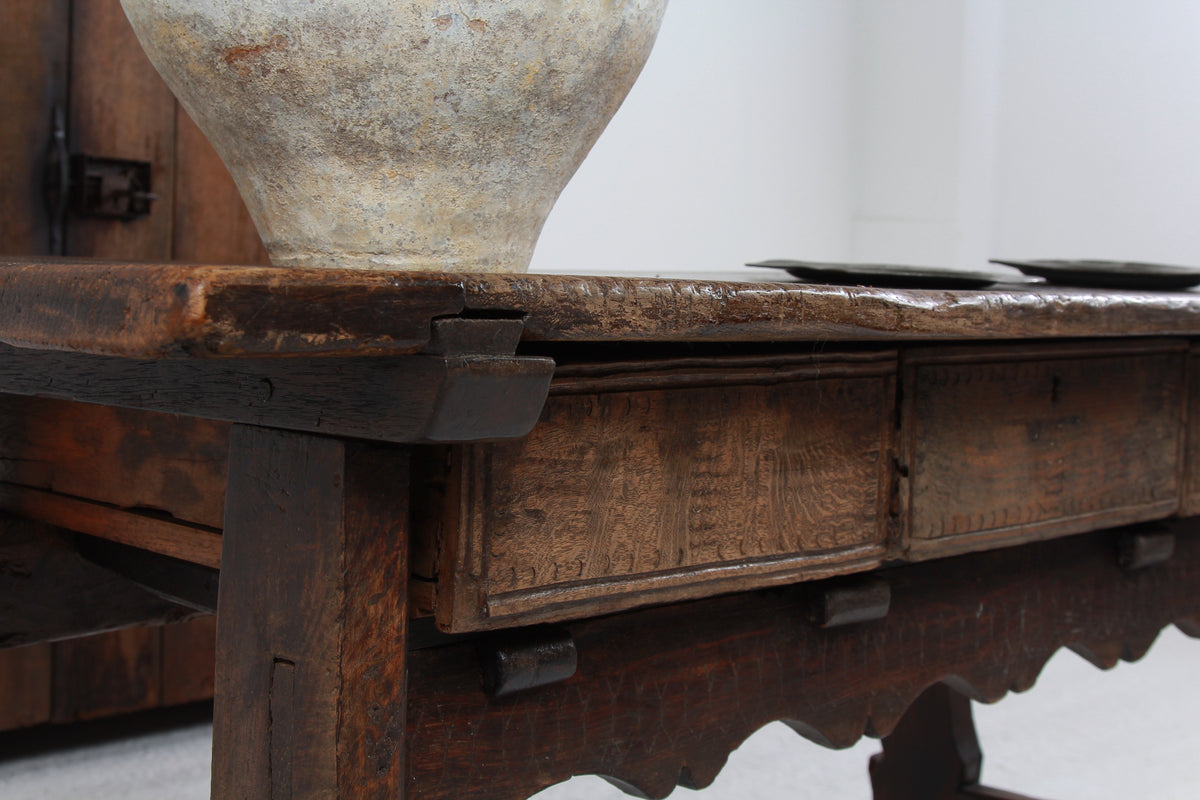 Ancient 18th Century Spanish Console Table