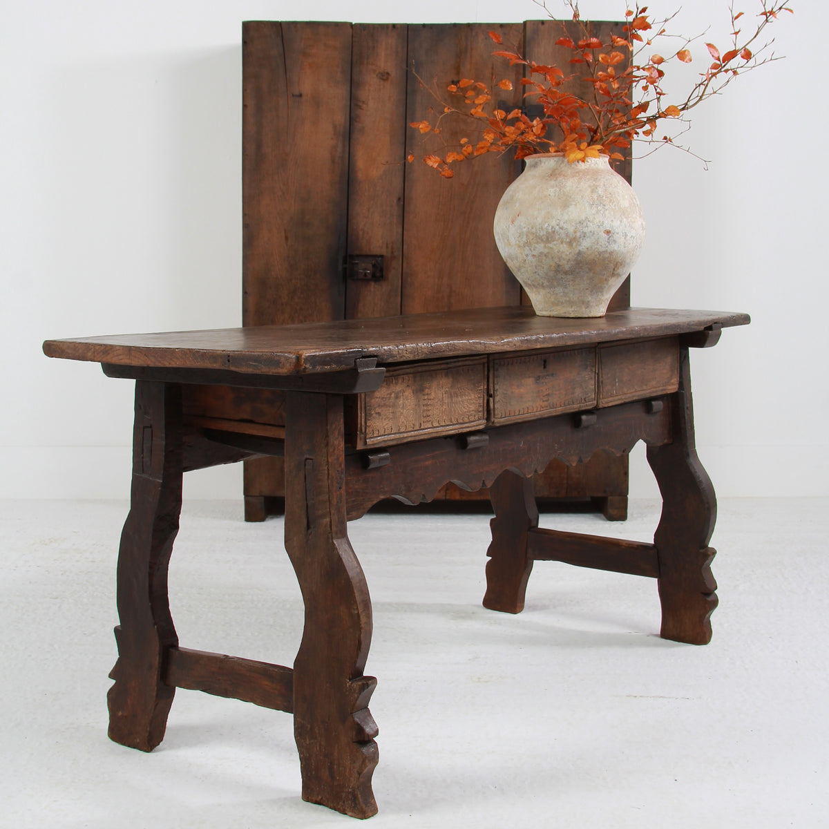 Ancient 18th Century Spanish Console Table