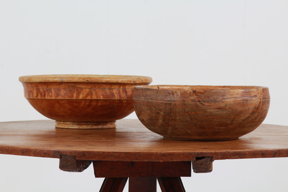 Primitive 19thC Dutch Pine Tilt Top Kitchen/Centre Table