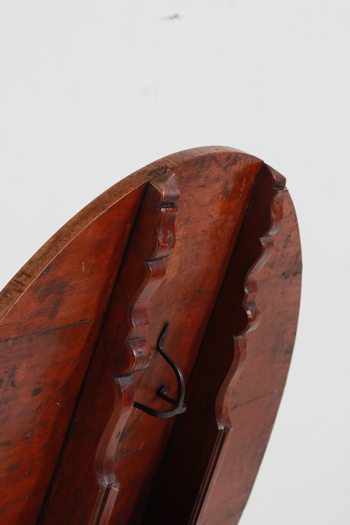 Primitive 19thC Dutch Pine Tilt Top Kitchen/Centre Table