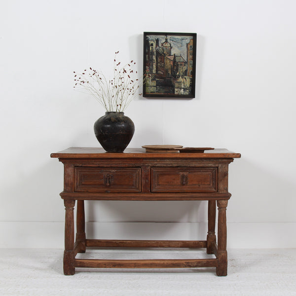 Ancient 17th Century Spanish Console/Side Table – Anton & K