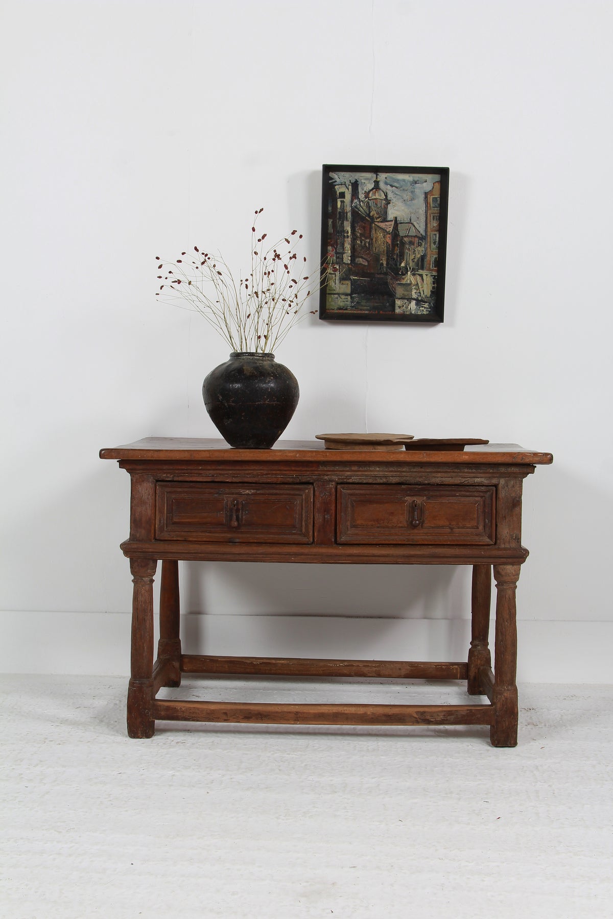 Ancient 17th Century Spanish Console/Side Table