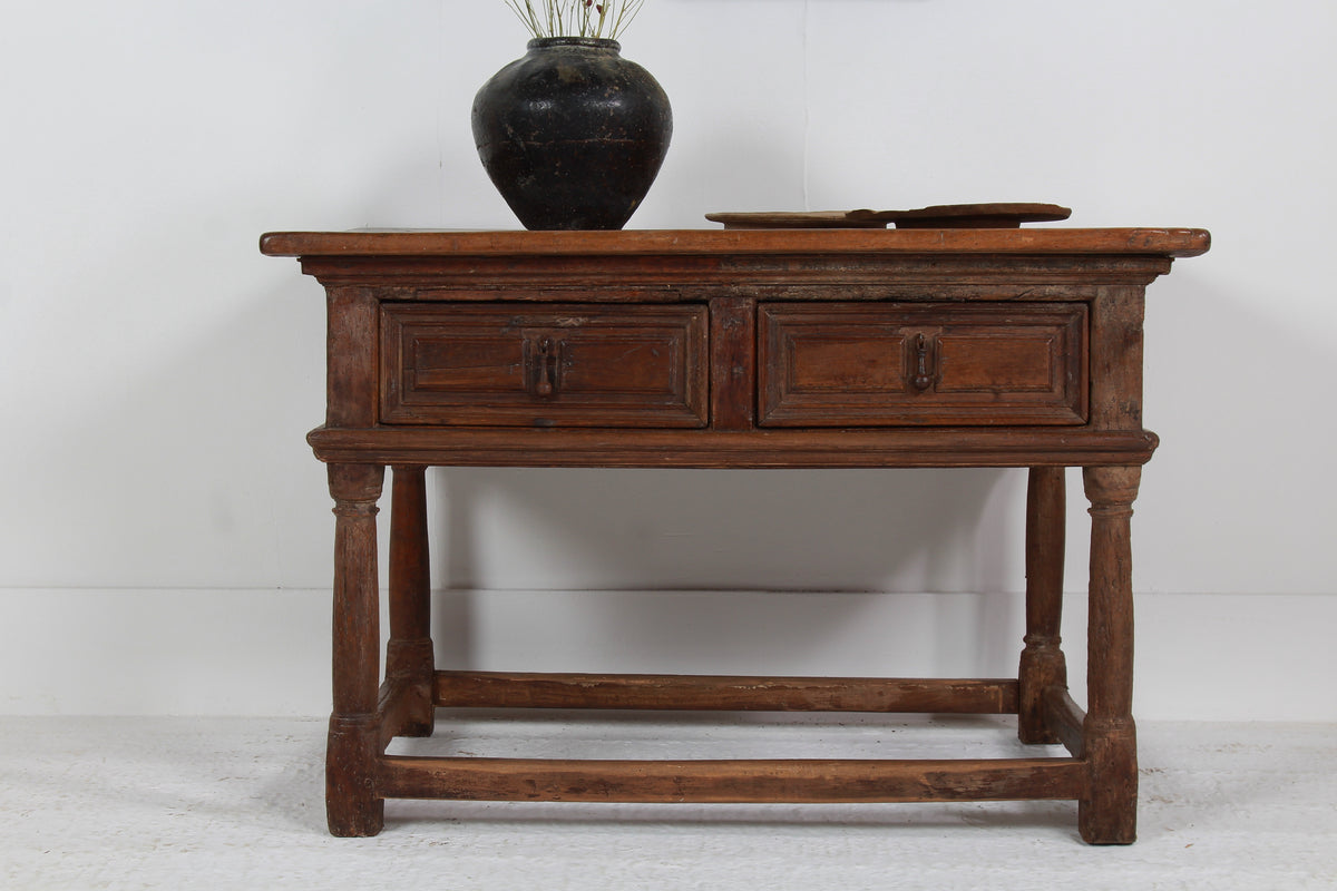 Ancient 17th Century Spanish Console/Side Table