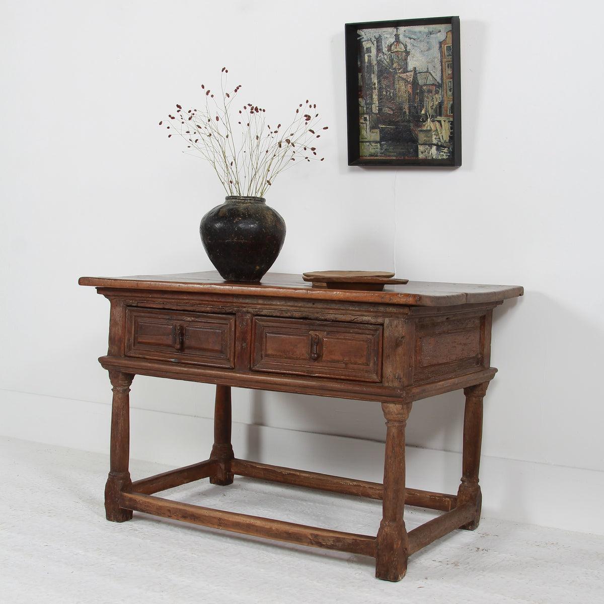 Ancient 17th Century Spanish Console/Side Table