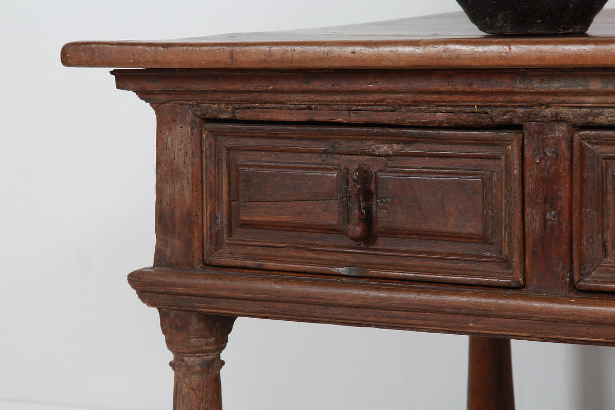 Ancient 17th Century Spanish Console/Side Table