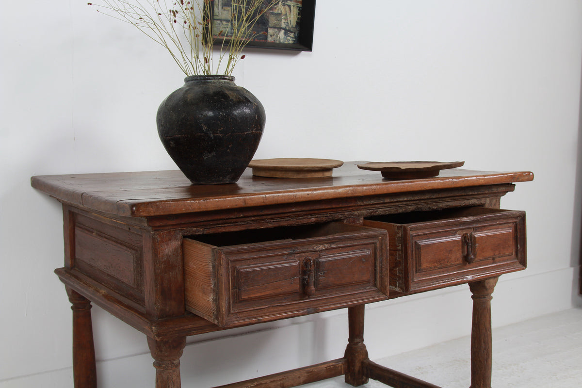 Ancient 17th Century Spanish Console/Side Table