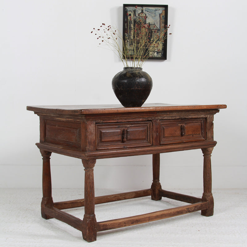 Ancient 17th Century Spanish Console/Side Table