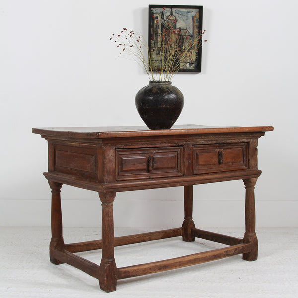 Ancient 17th Century Spanish Console/Side Table – Anton & K