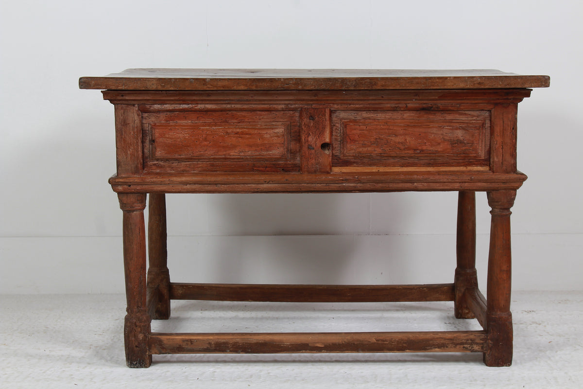 Ancient 17th Century Spanish Console/Side Table