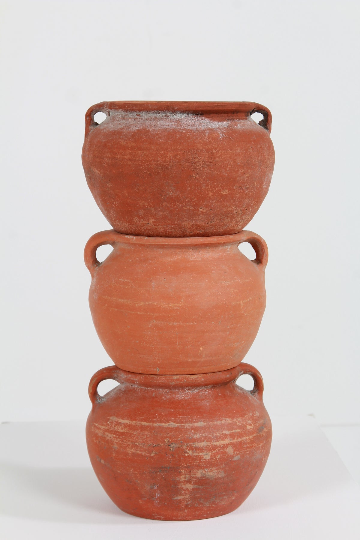 Collection of three Mediterranean Terracotta Pots