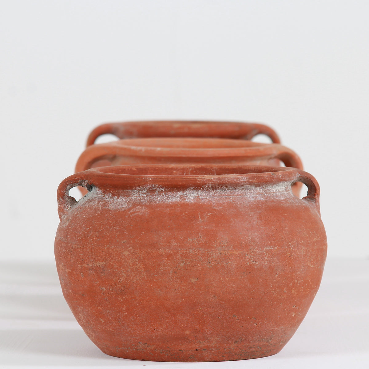 Collection of three Mediterranean Terracotta Pots