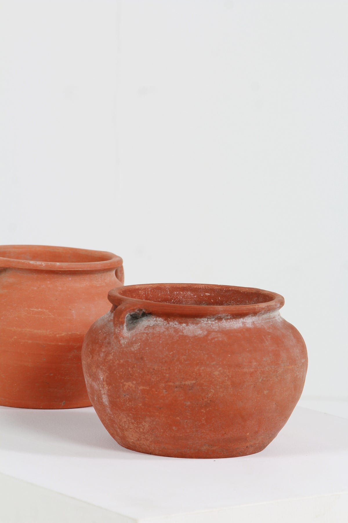 Collection of three Mediterranean Terracotta Pots