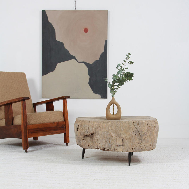 HUGE PRIMITIVE GNARLY WABI SABI COFFEE TABLE