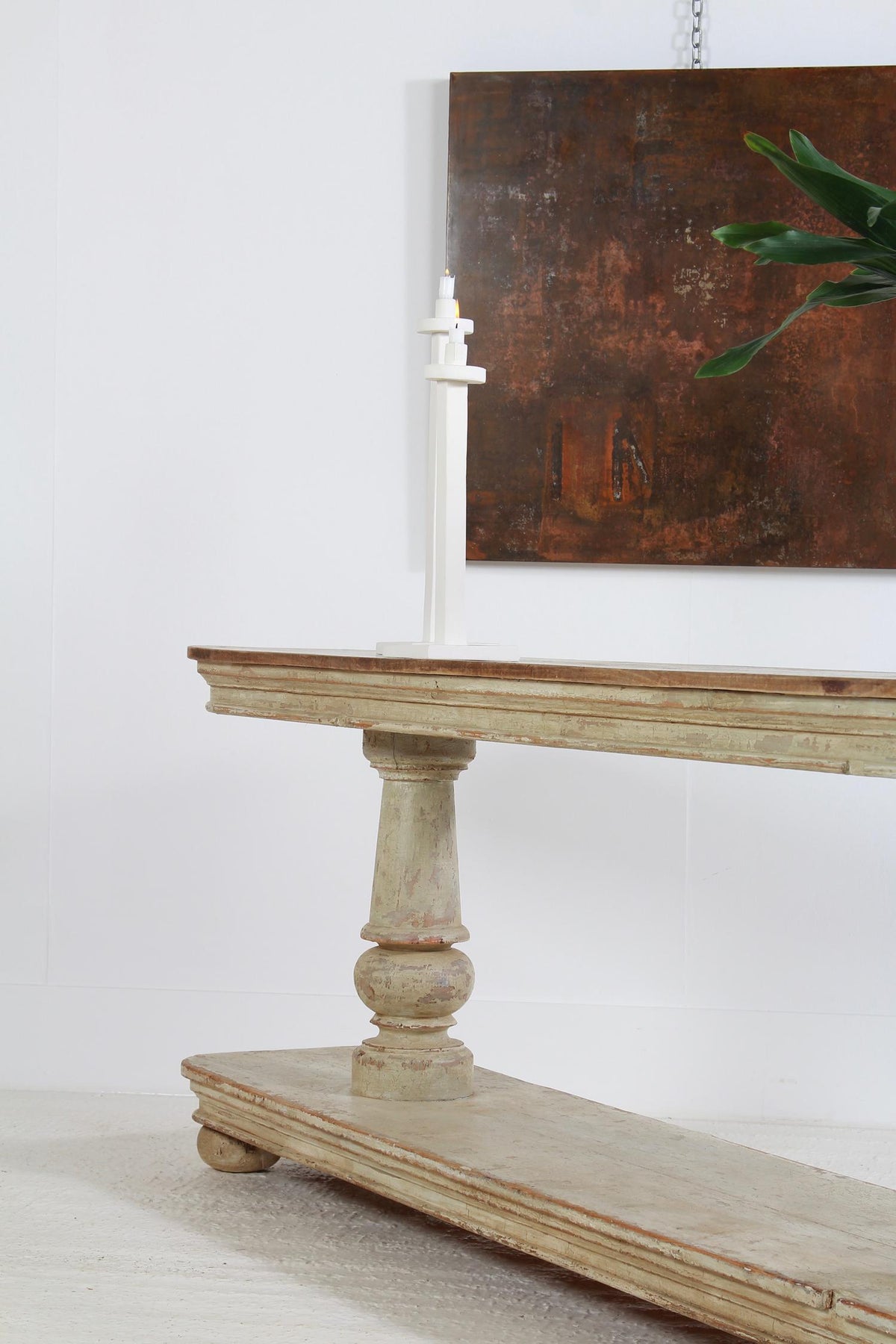 Outstanding 19thC Italian Grand Scale Console Table