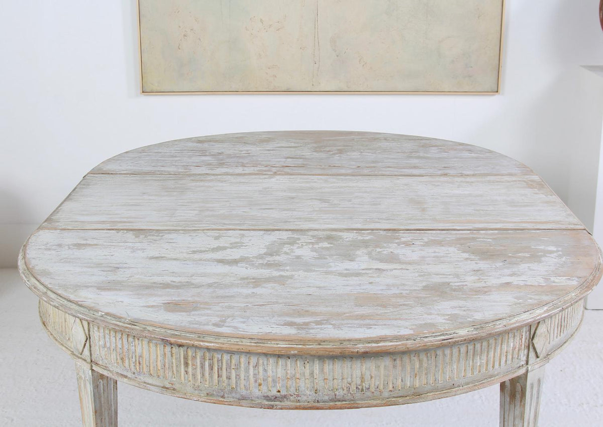 Swedish Early  19thC Gustavian Oval Dining Table