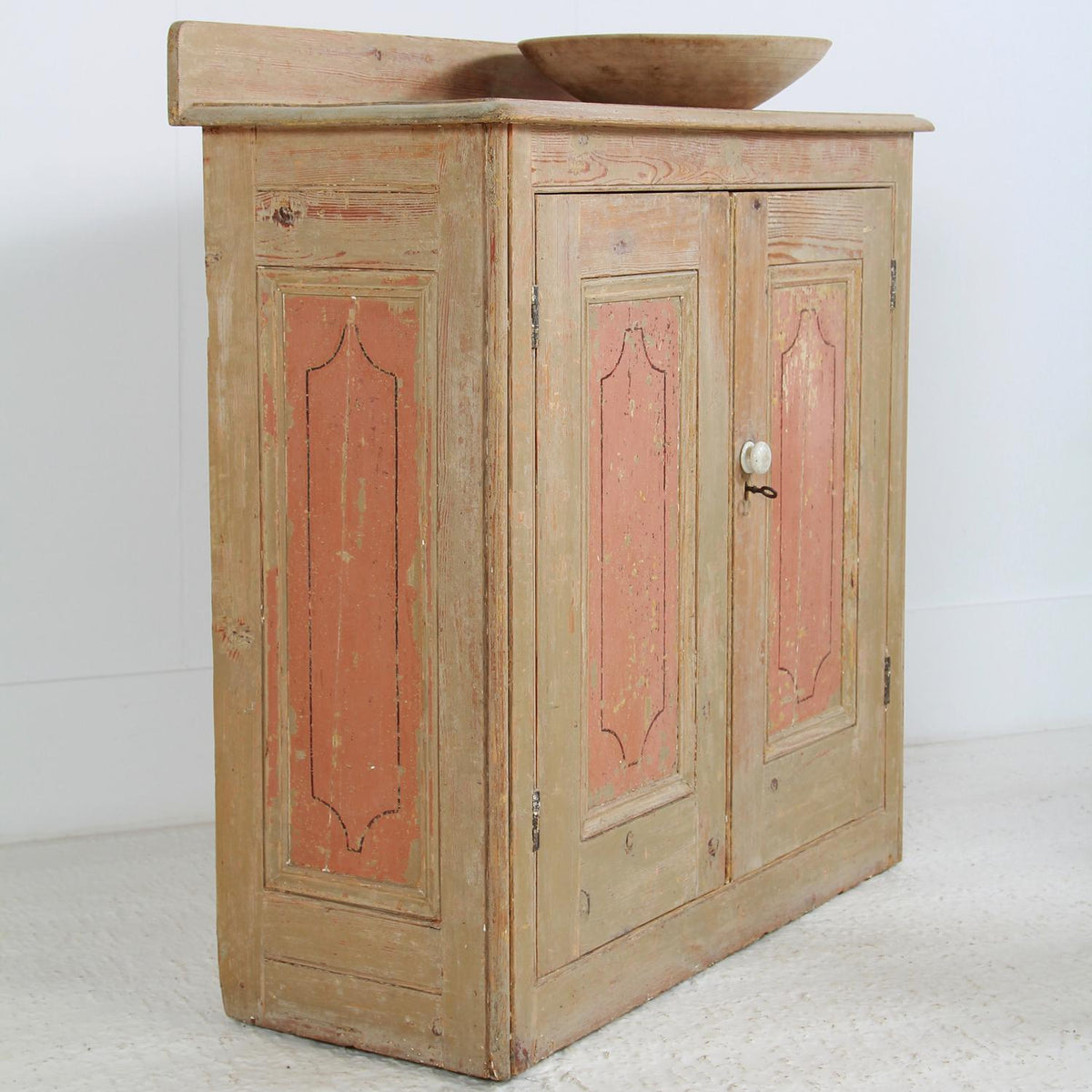 Original English 19thC Country House Cupboard