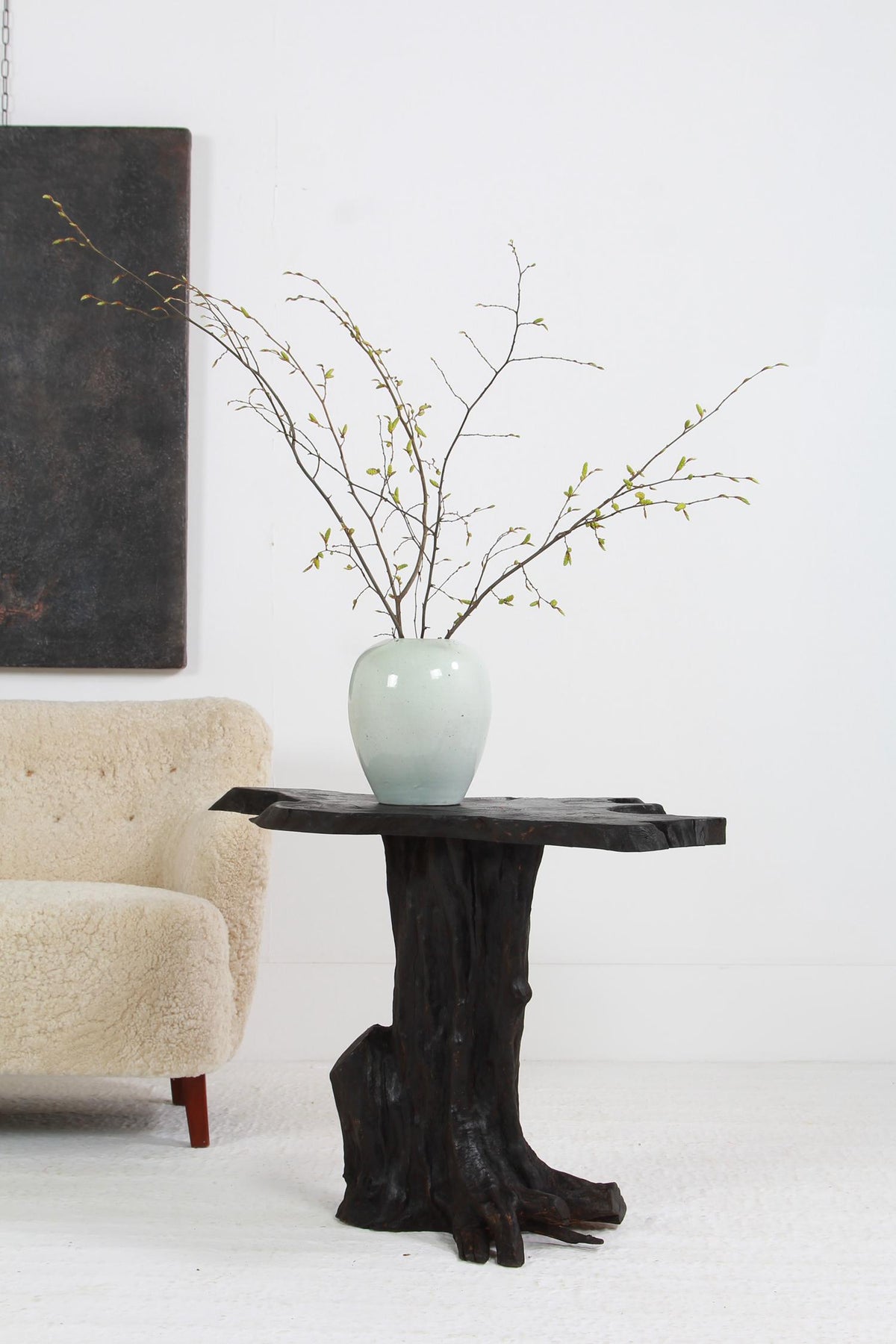 Natural Form Japanese Inspired Tree Root Table