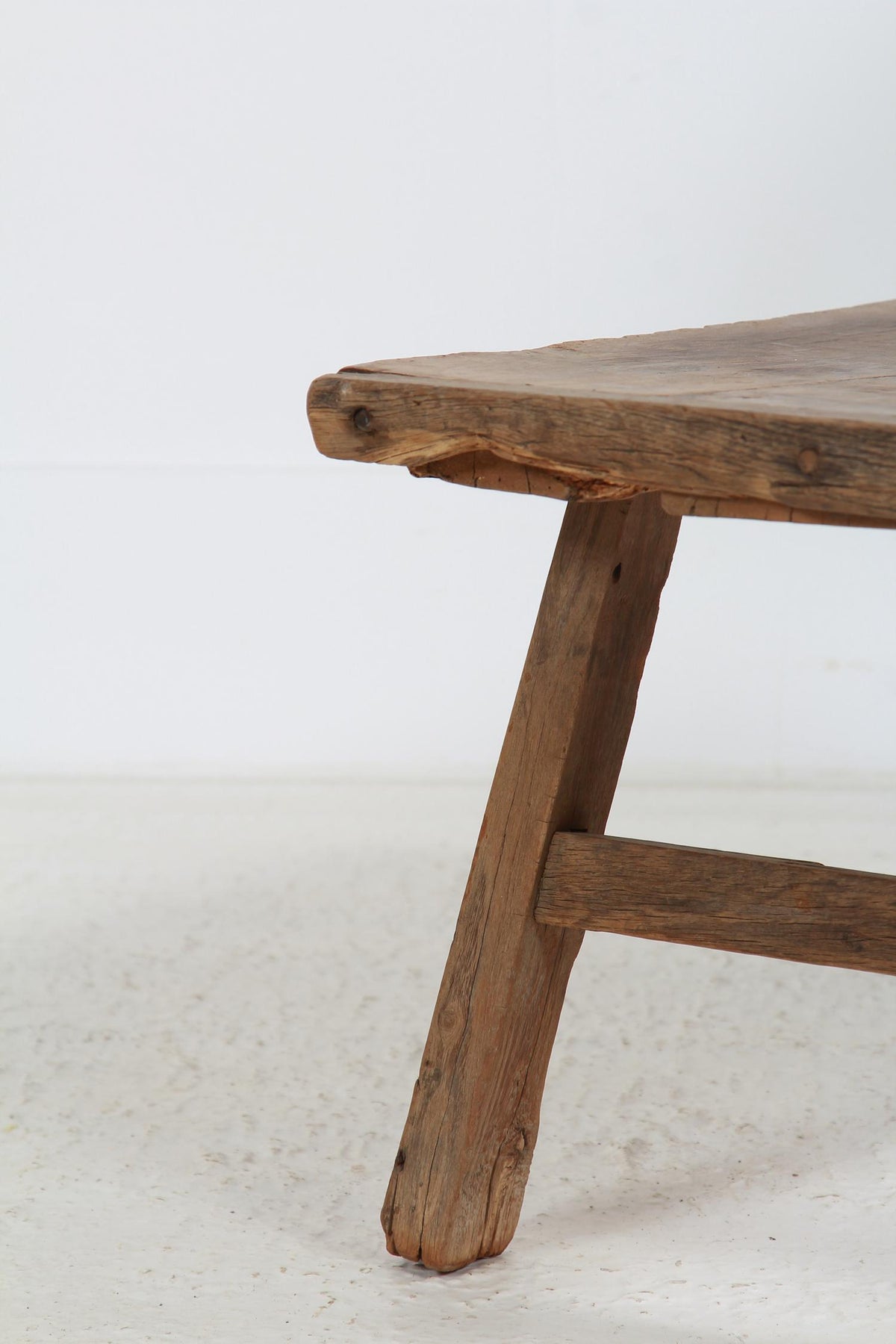 Beautiful Rustic Primitive Elm Coffee Table
