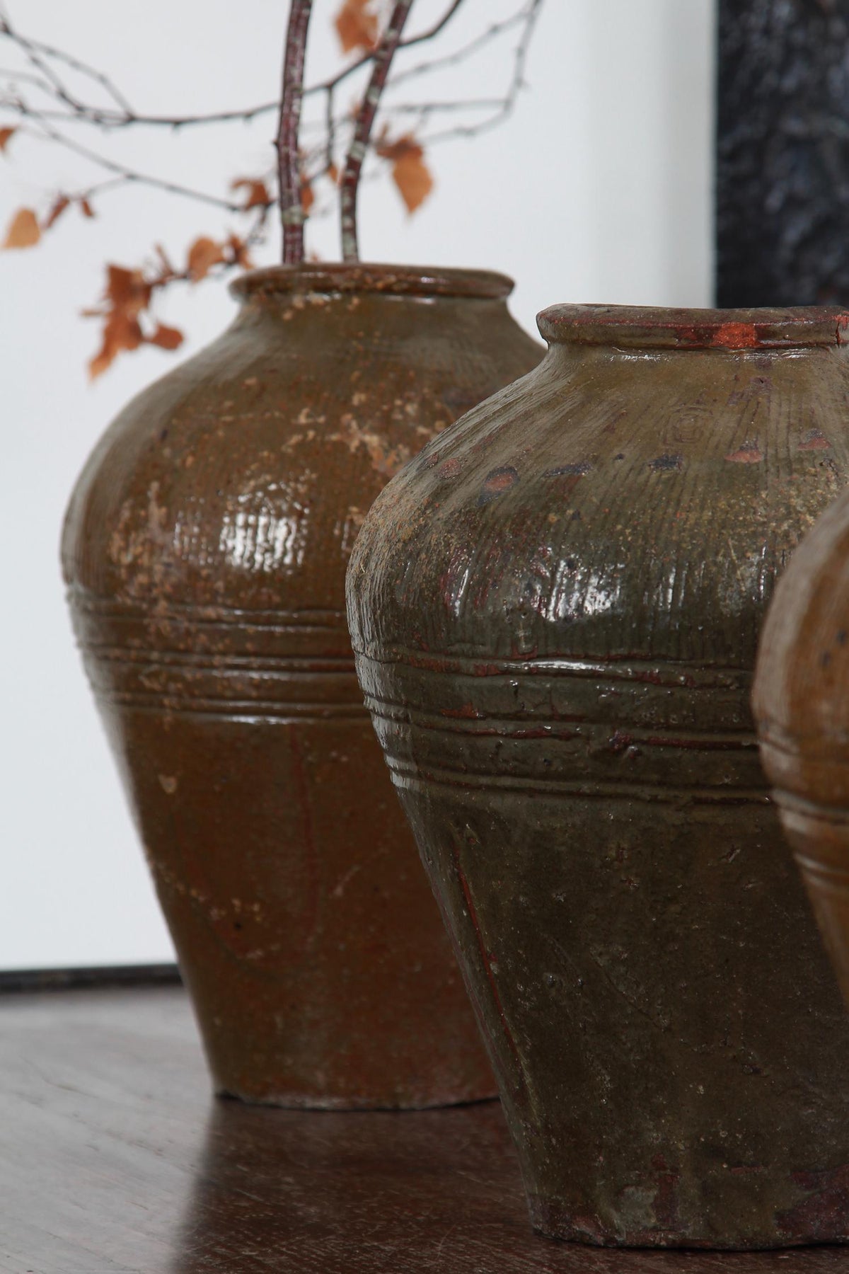 COLLECTION OF WABI SABI  Ceramic Apothecary Wine Jars