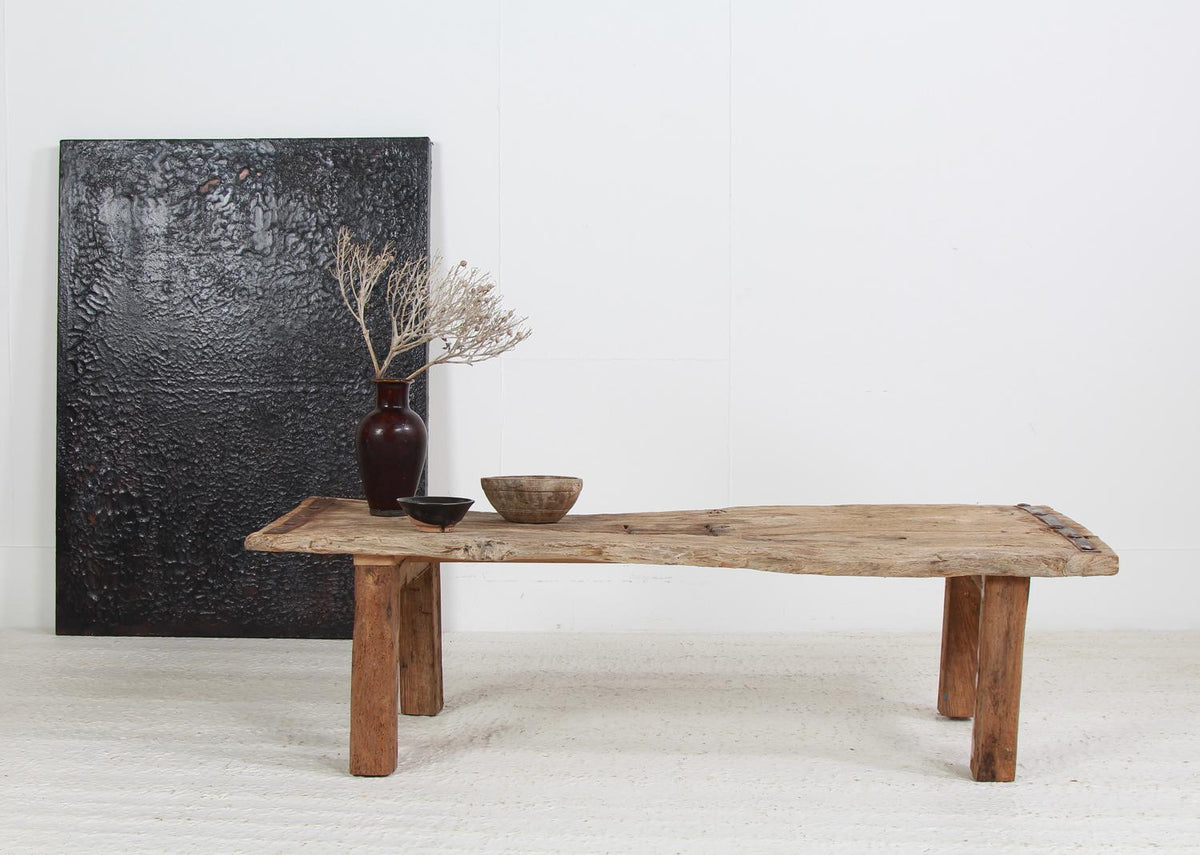 Old Weathered & Gnarly African Dogon Door Coffee Table