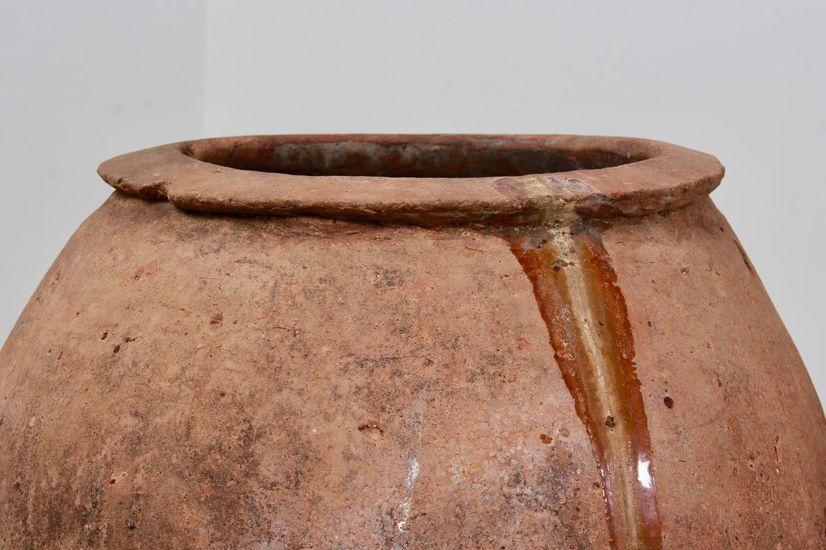 Monumental 18th Century Spanish Terracotta  Olive Oil Jar