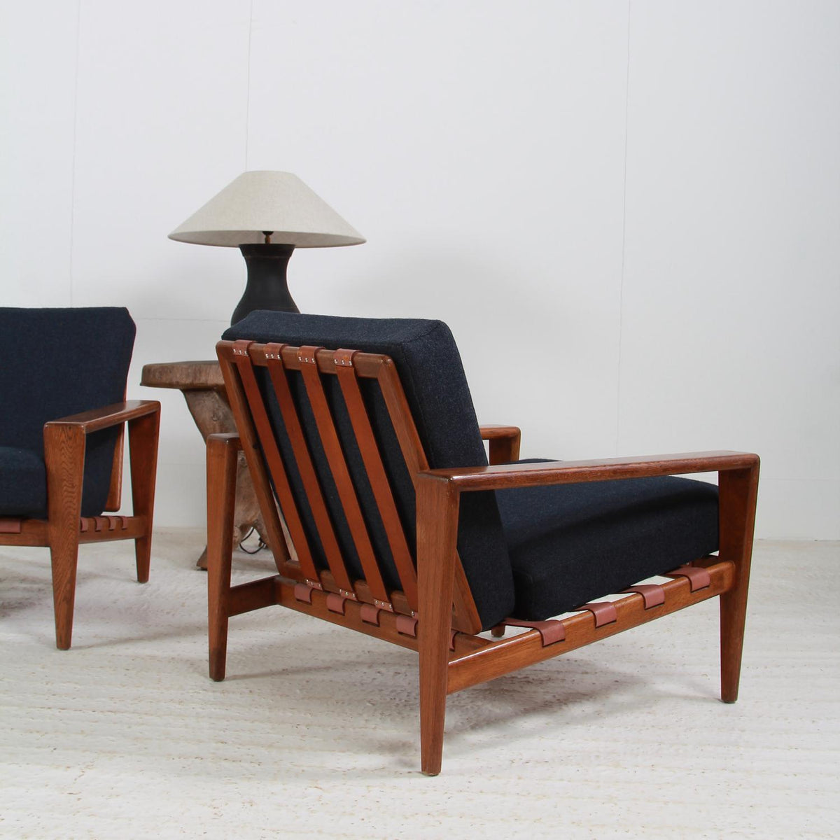 Pair of Scandinavian Midcentury Lounge Chairs