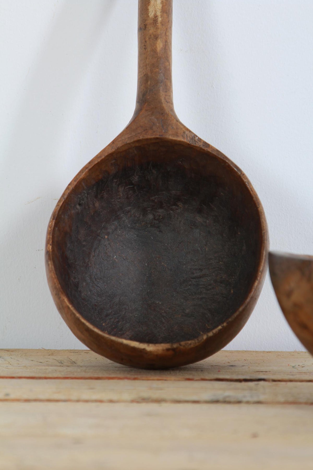 Sculptural Primitive Folk Art Swedish Wooden Spoon