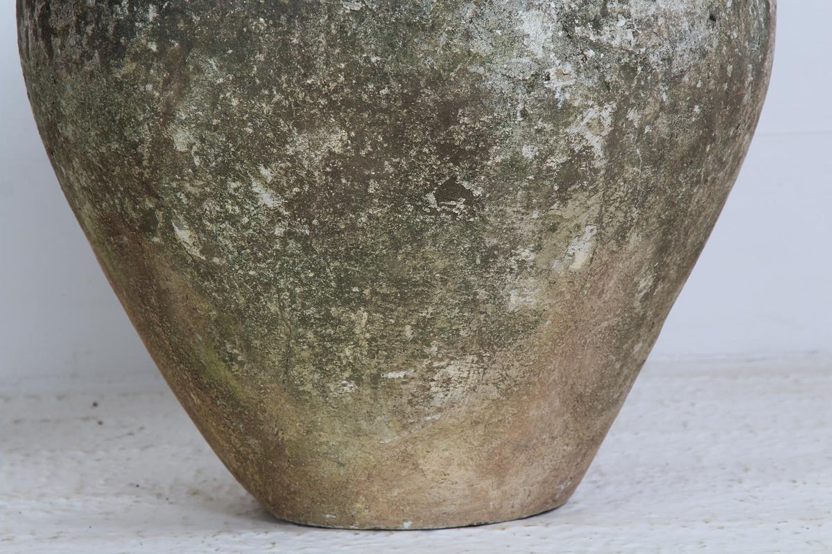 Impressive  Weathered  XL French Concrete Urn