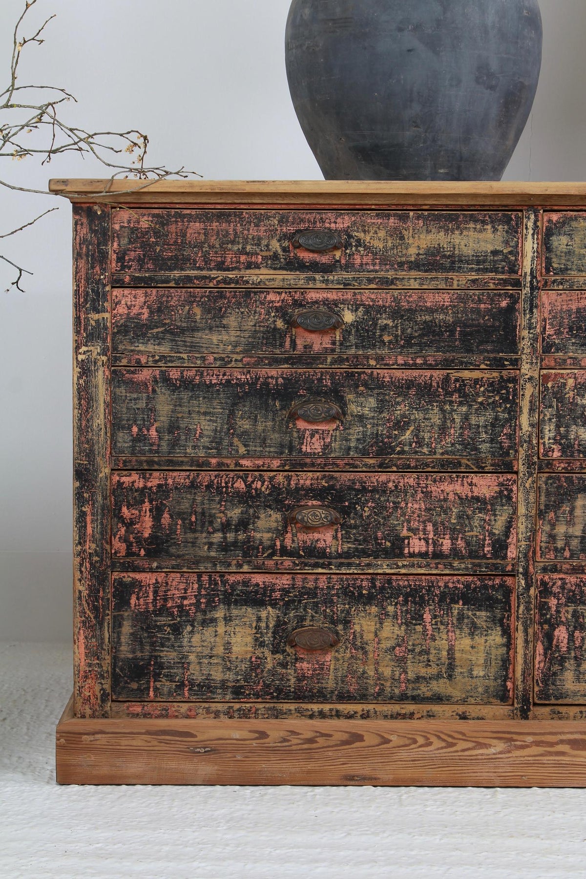 Outstanding  FRENCH 20THC HABERDASHERY BANK OF DRAWERS