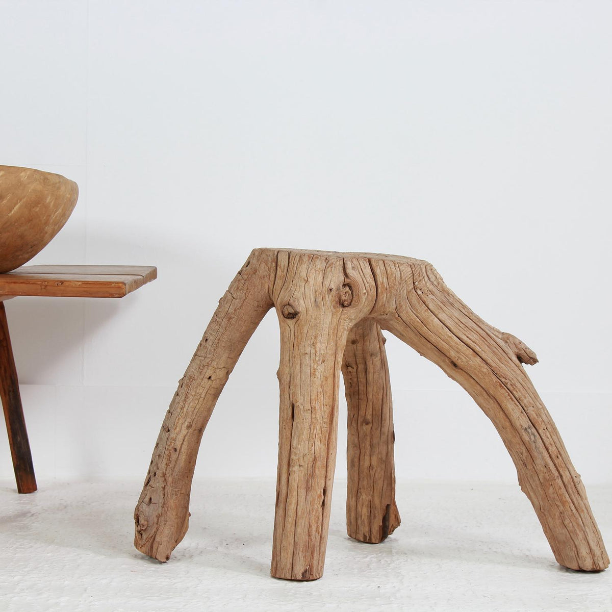 Unique Gnarly  Root Side Table/Stool