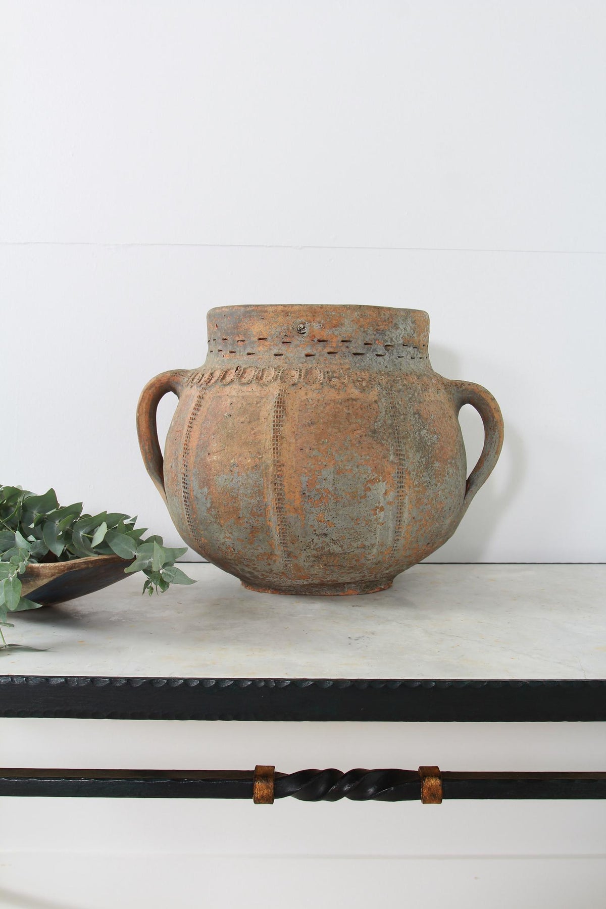 Beautiful Late 19th Century Primitive French Terracotta Pot