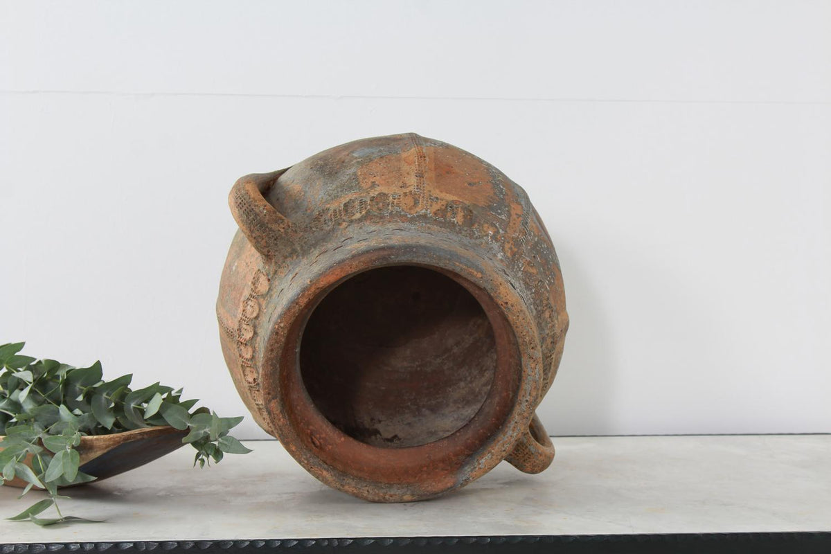 Beautiful Late 19th Century Primitive French Terracotta Pot