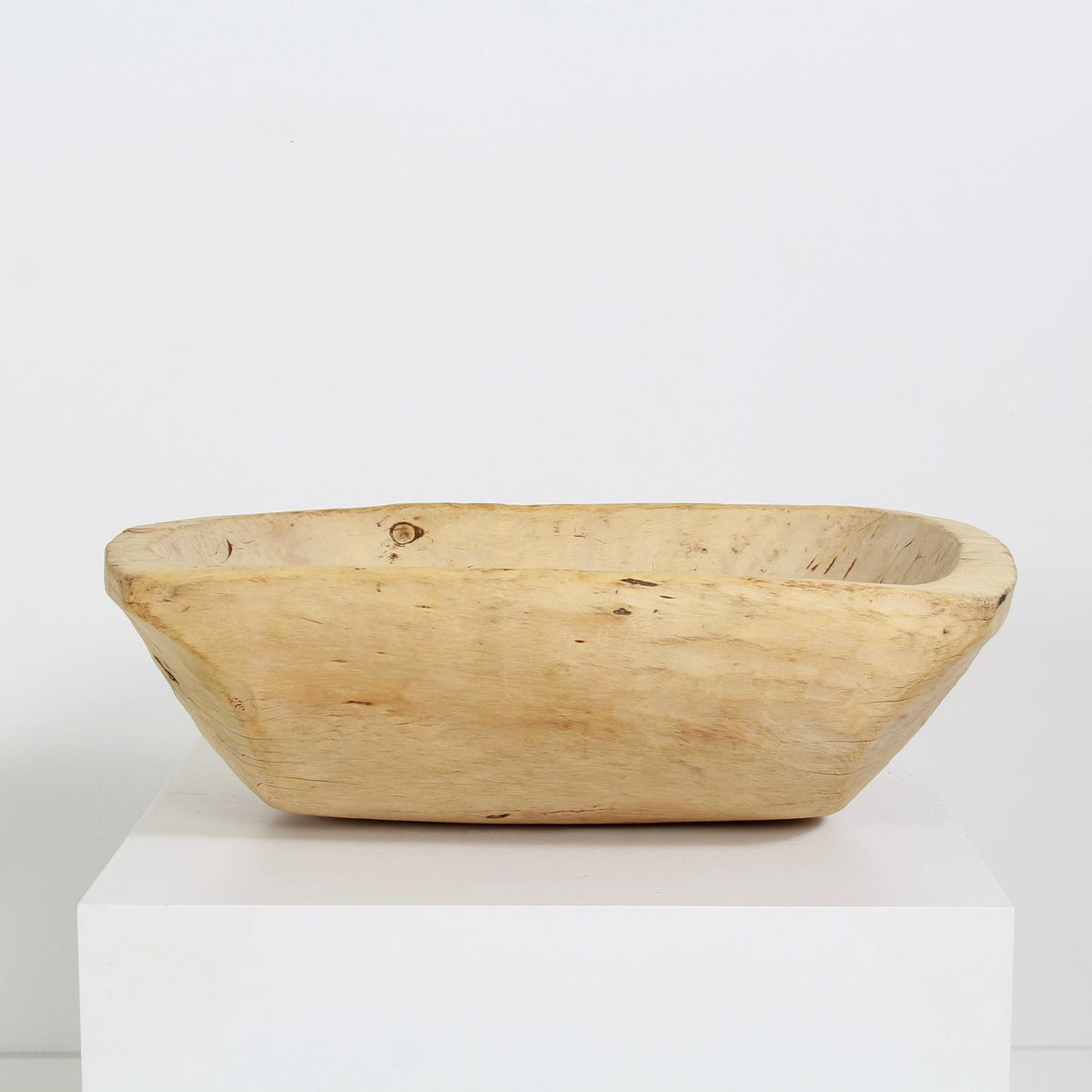 Huge Hand-Carved Rustic Swedish  Wooden Bowl /Trough