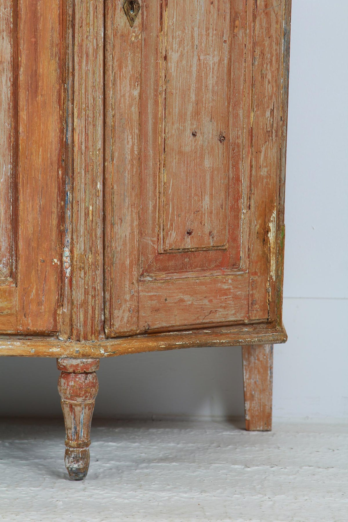 Elegant Swedish Sideboard Scraped to the Original Patina