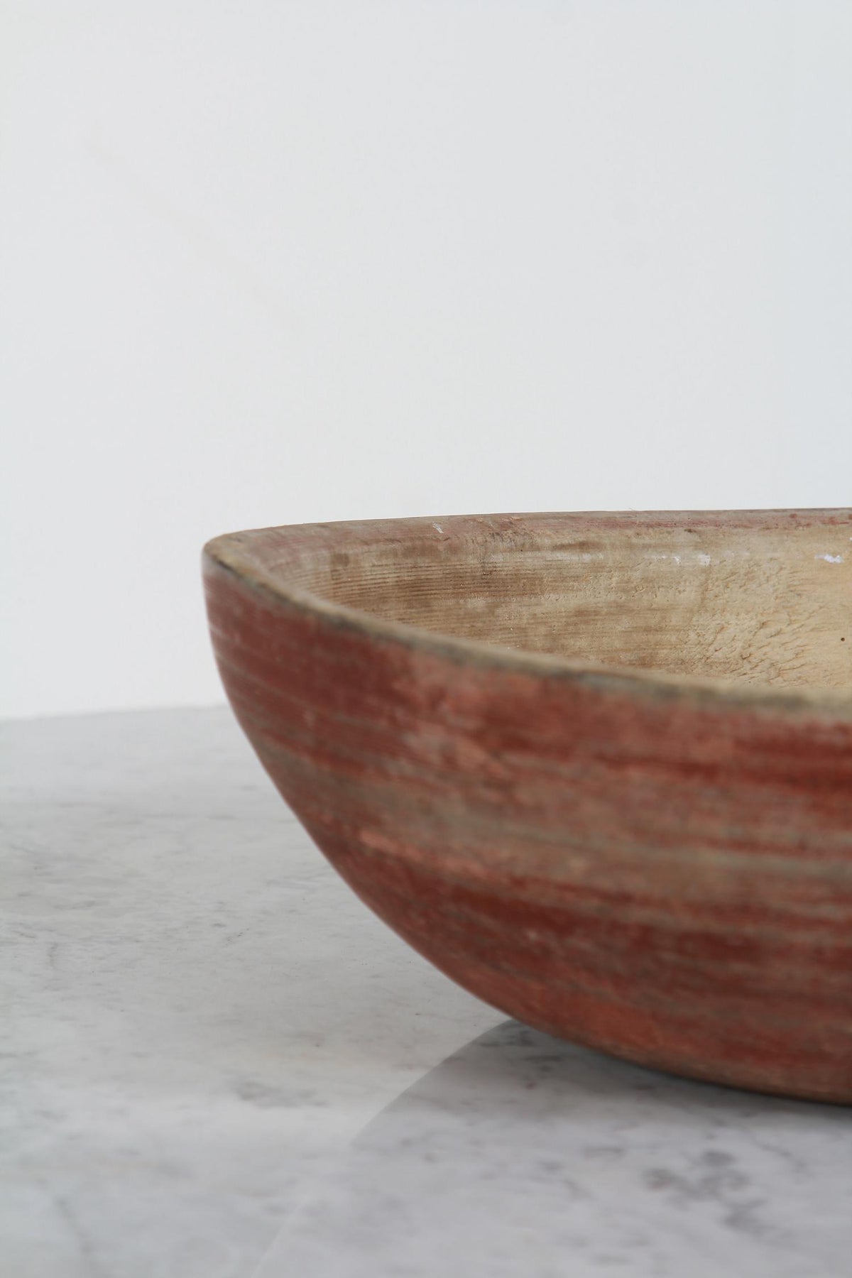 A Superb Swedish 19thC Turned Wooden Folk Art  Root Bowl